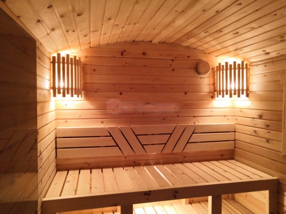 Декоративные светильники в парной