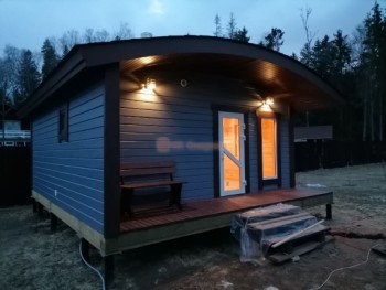 Фото №54: баня из бруса 108