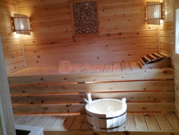 Фото №62: баня из бруса 108