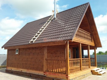 Фото №6: баня из бруса 110