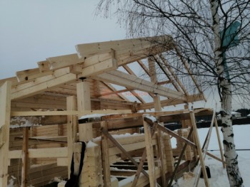 Фото №50: баня из бруса 118