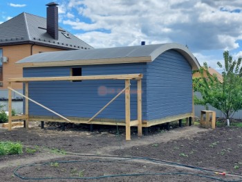 Фото №4: баня из бруса 125