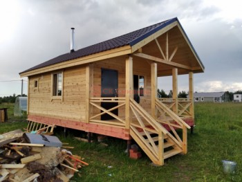 Фото №6: баня из бруса 89